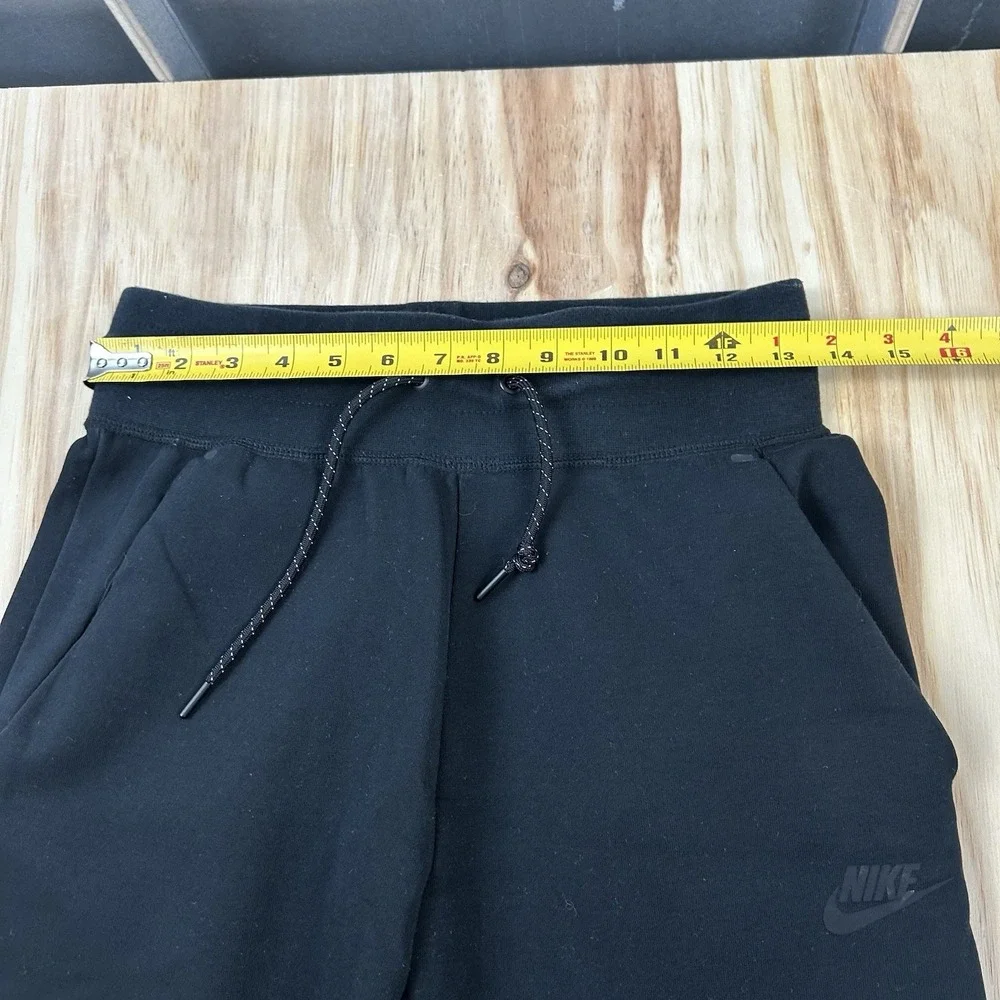 Nike Tech Fleece Pants Womens Black Joggers Sweatpants CW4294-010 Authentic Zip